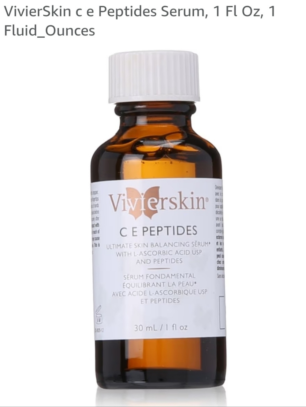 C E Peptides Serum - Vivier Skin